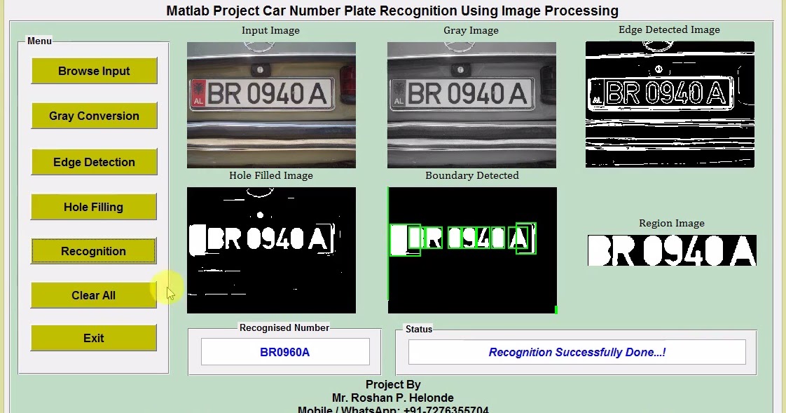 License plate recognition source code company name